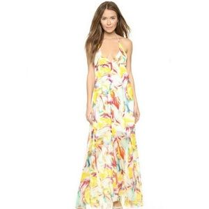 ALICE & OLIVIA | watercolor maxi dress